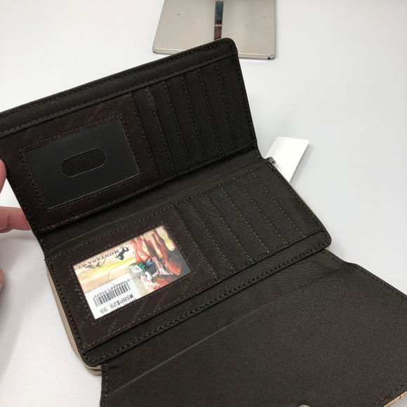 Montana West Slanted Stud Backpack+ Wallet NWT - Picture 7 of 8